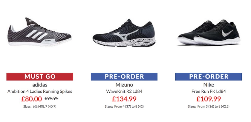 Screengrab from Sportsdirect website showing lack of reviews