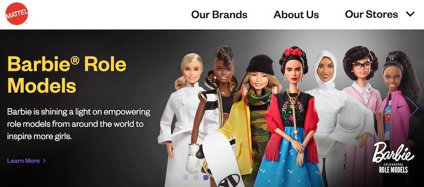 Mattel website