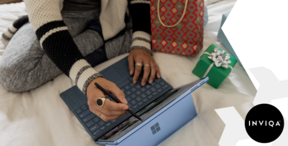 Woman using ipad | Inviqa 2025 digital product trends blog image