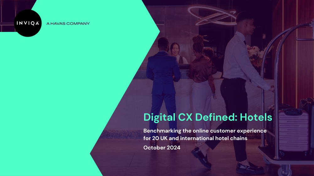 Digital CX Defined: Hotels research report cover image